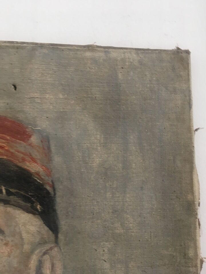 Portrait oil XIX ieme