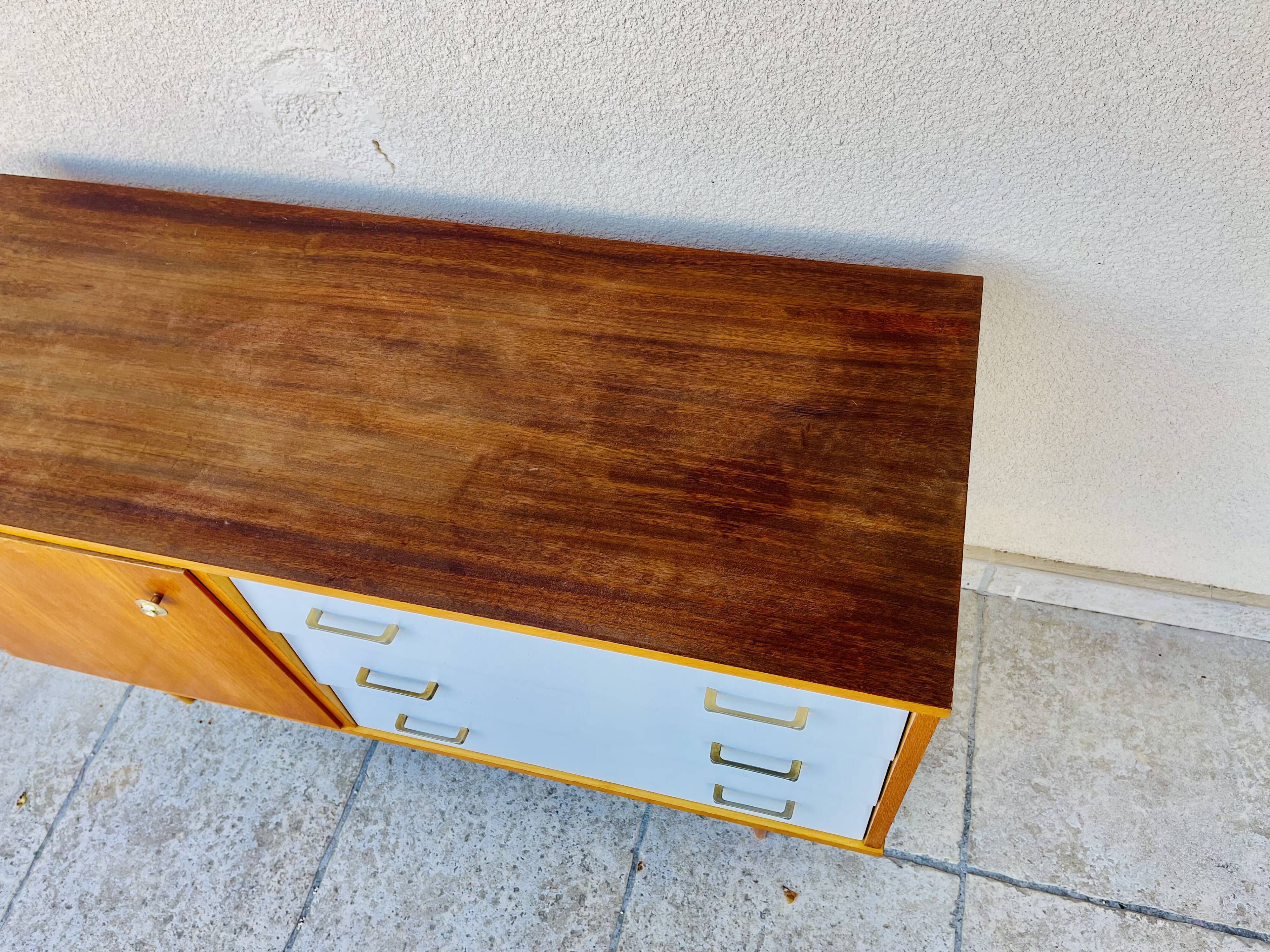 Vintage oak row 1960