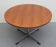 1960s coffee table in walnut and chrome