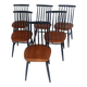 lot de 6 chaises Ilmari Tapiovaara modèle Fanette