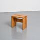 Solid pine stool Les Arcs.