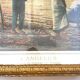 Lithographie de l'Angelus d'après le tableau de Millet