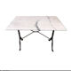 Table bistrot en marbre