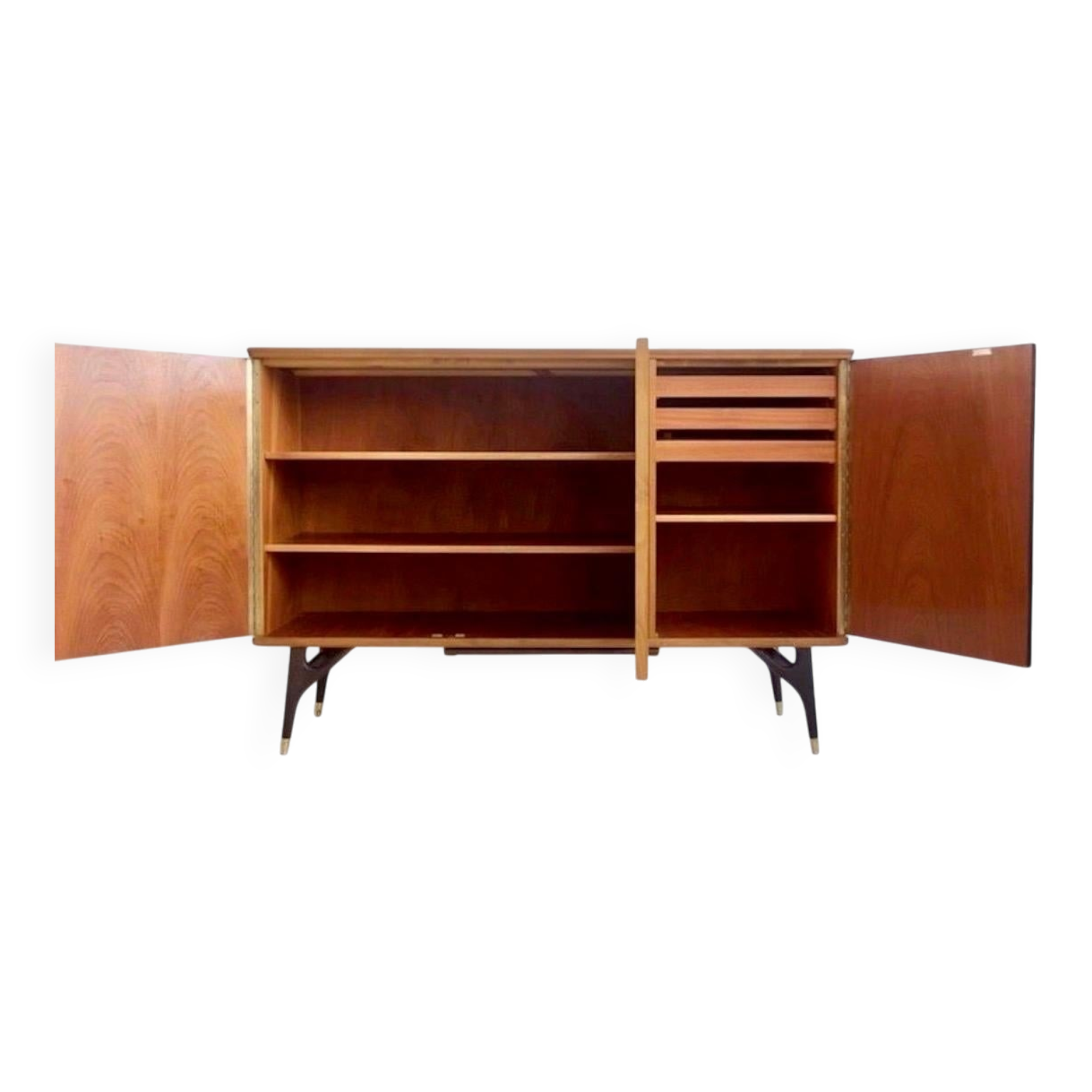 Buffet scandinave en hêtre et teck de Tabergs Mobler