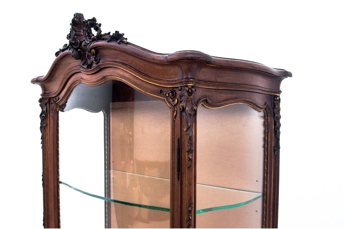 Display case, France, walnut, around 1880