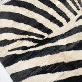 Moroccan berber carpet m'rirt ecru and black 3,43x2,39m