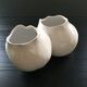 Double organic shaped vase