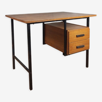 Vintage wood and iron desk