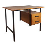 Bureau vintage bois et fer