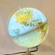 Vintage illuminated world map plastic globe
