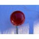 Vintage red metal pendant light