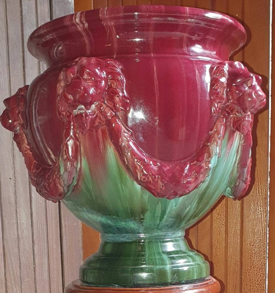 CLEMENT POT ON COLUMN CLEMENT MASSIER