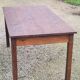Farm table in oak and white wood 160cm 1 drawer t 20th century