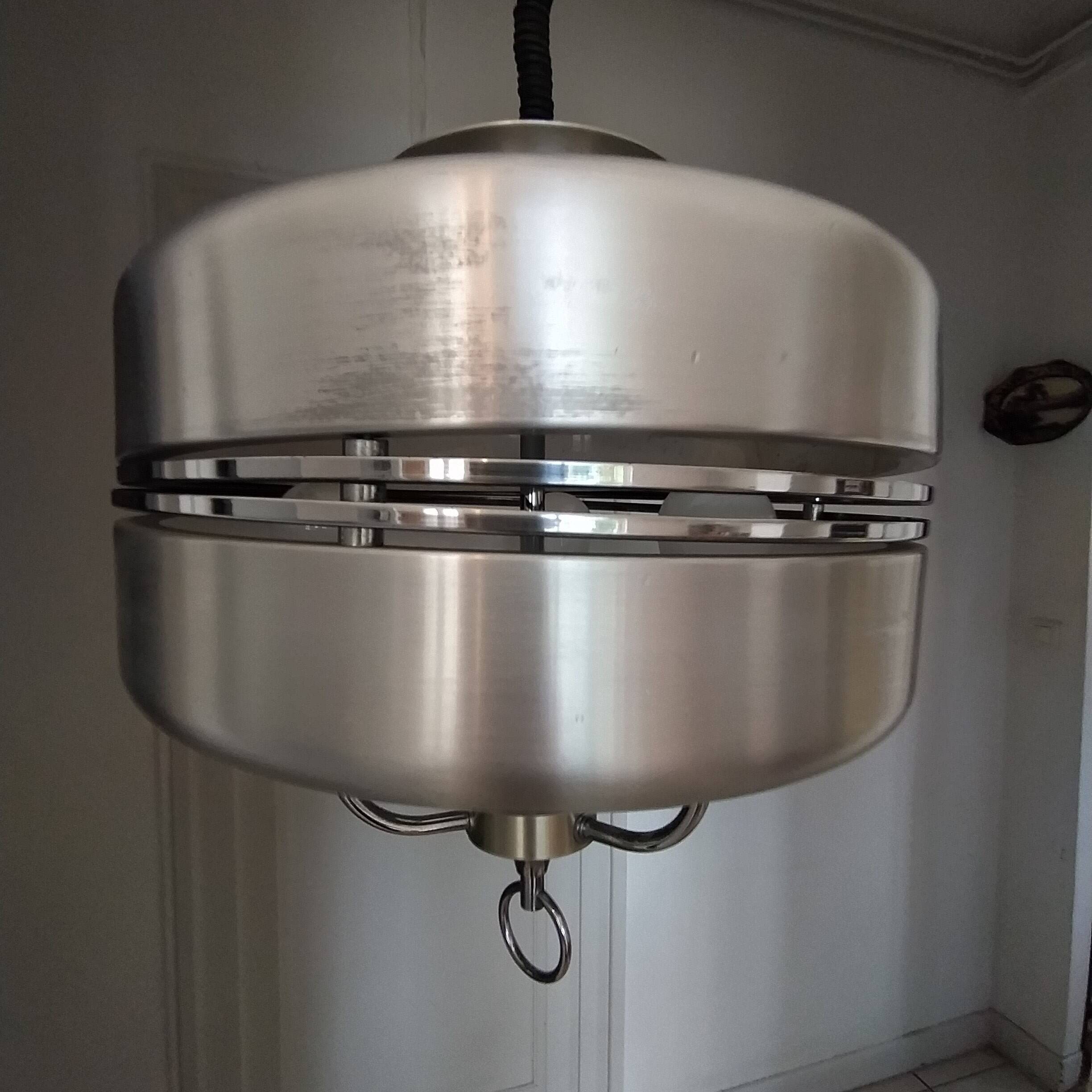 Rolly Space Age chandelier Italian design 1970