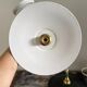 Set of two new electrified anthracite enamelled sheet wall lamps