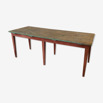 Farmhouse table 2 m patina of origin