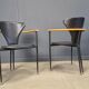 Vintage leather armchairs by Arrben Italy, 1980s - set of 8