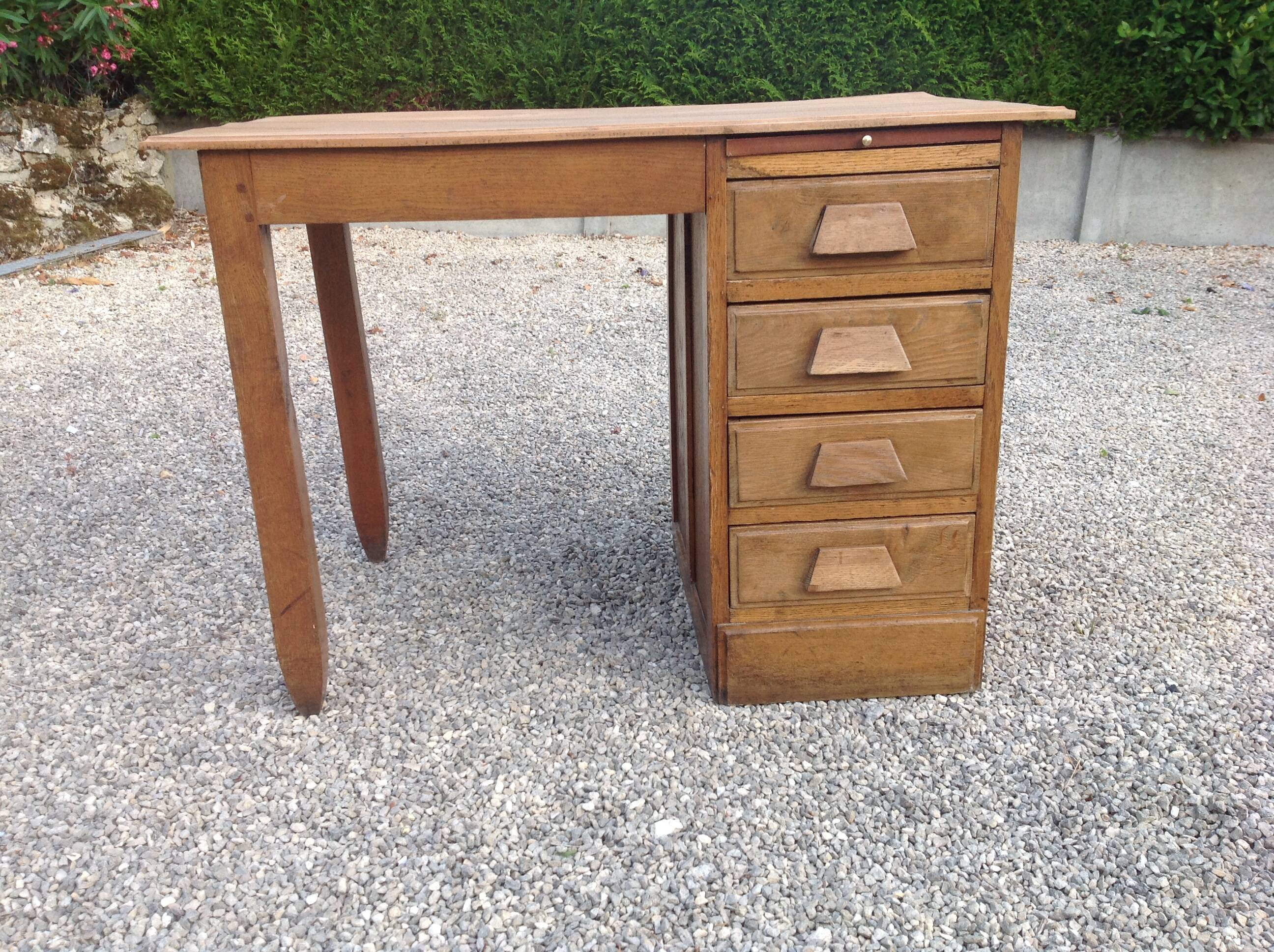 Vintage oak desk
