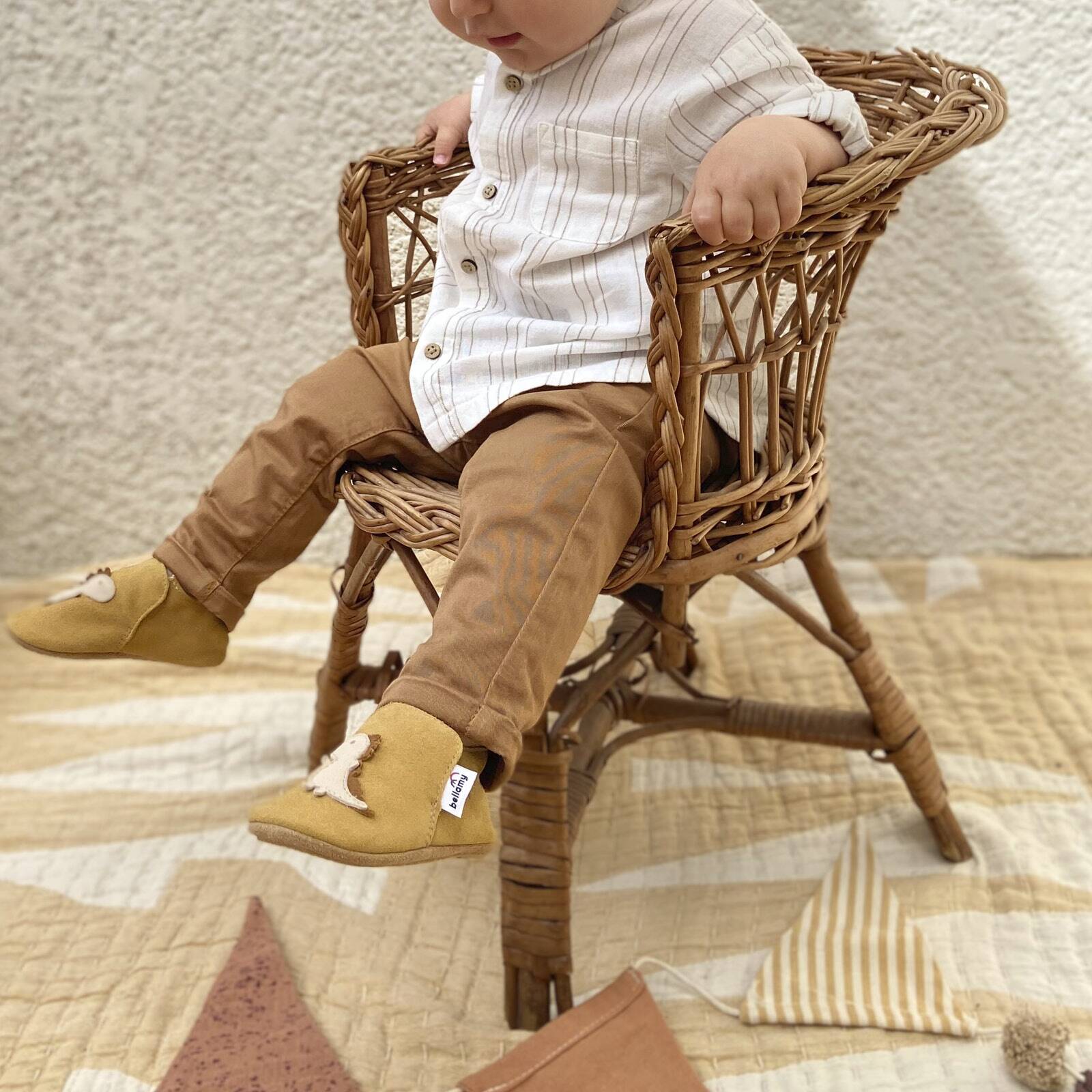 Children's rattan armchair – 1960s