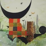 Roland CUCEJ: Triumph of the Moon, original signed lithograph