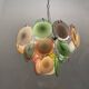 Multicolored Murano Glass Disc Chandelier, 1970s
