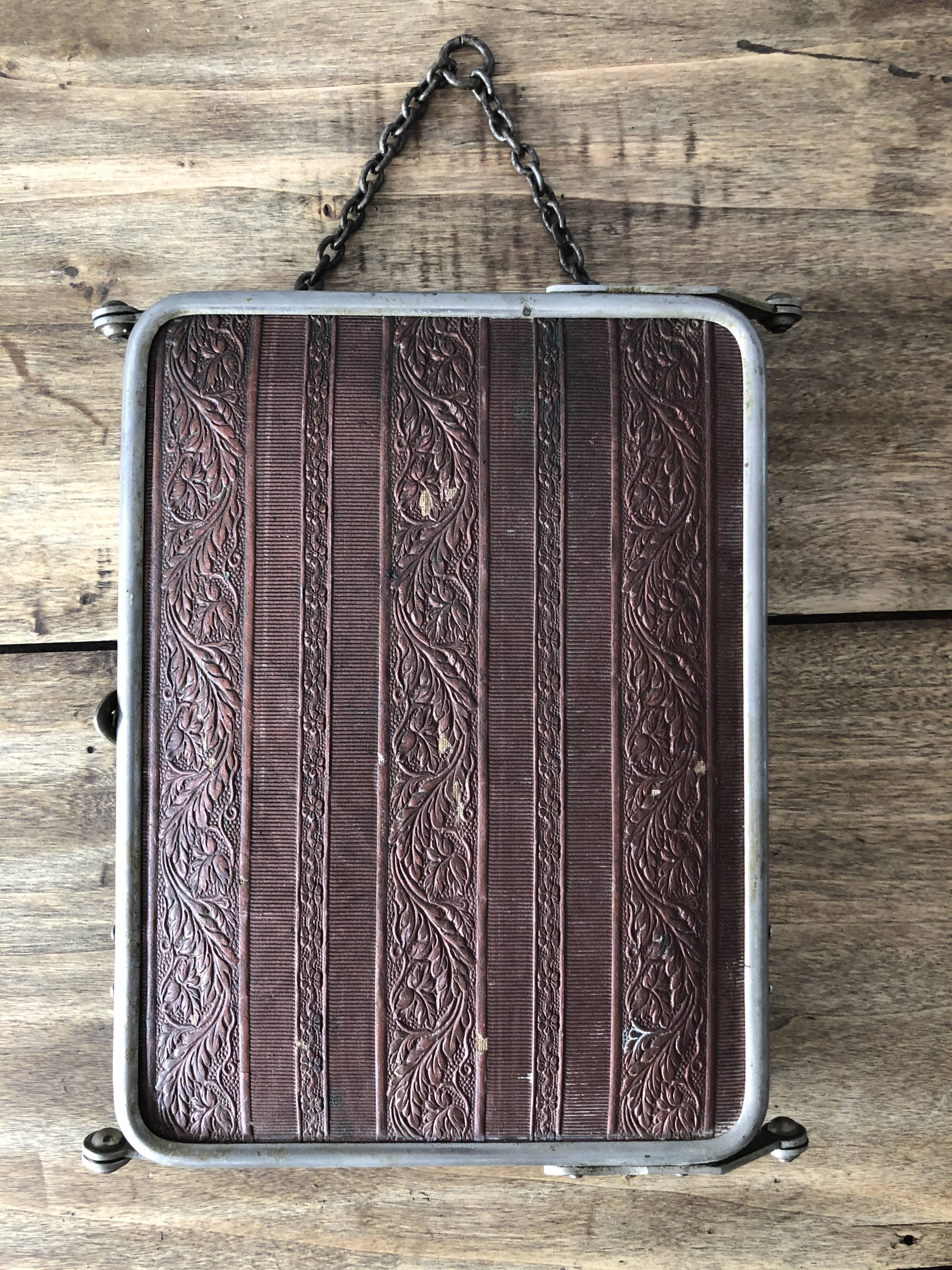 Barber triptych mirror 51x30cm