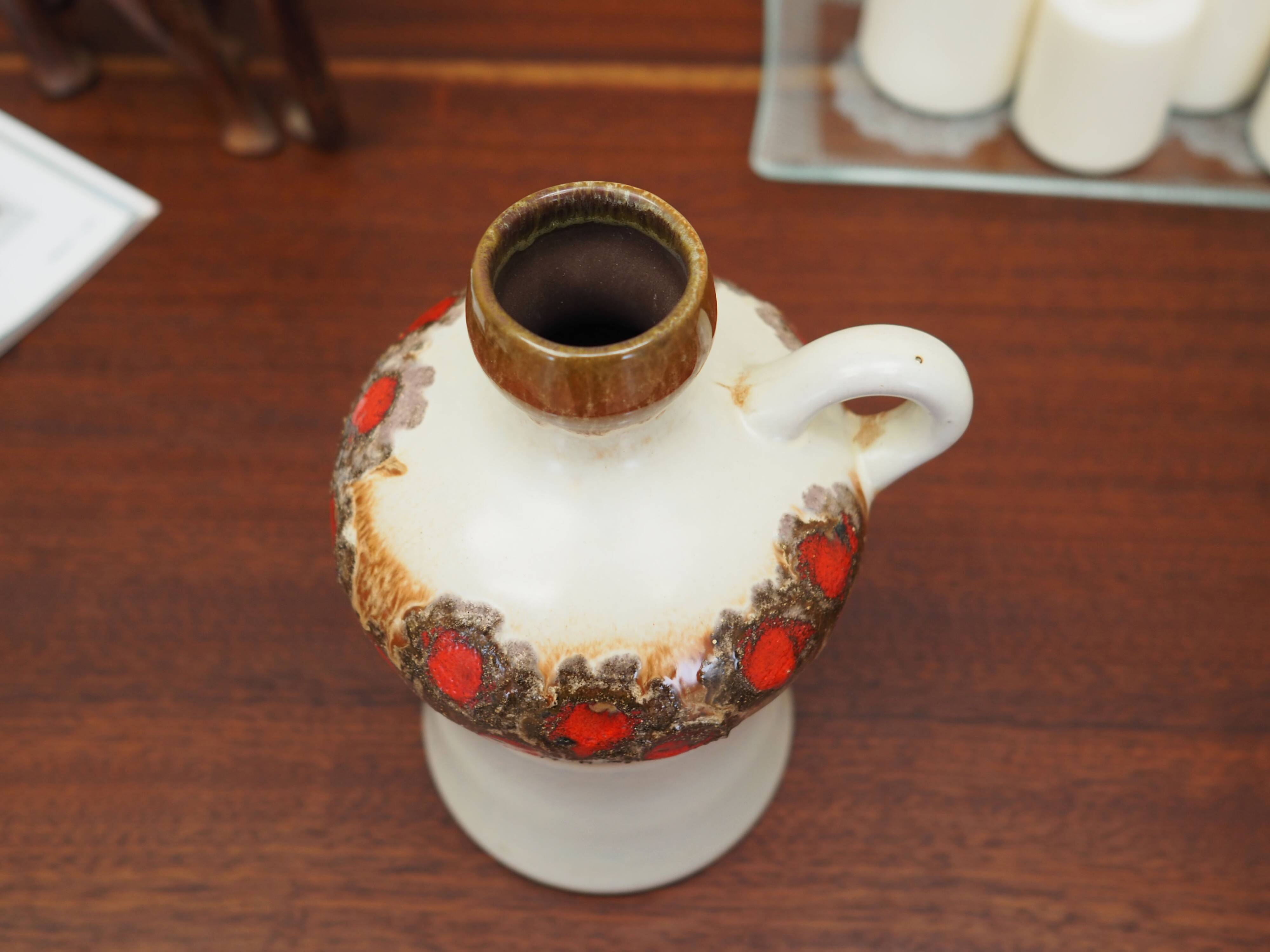 Ceramic jug, German design, 1970s, manufacture: Strehla