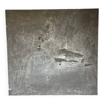 Tableau abstrait brutaliste, louis-marie londot, huile sur toile 1964