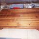 Coffee table in walnut