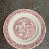 Iron earth cake dish, willow, hamage moulin des loups, north, old