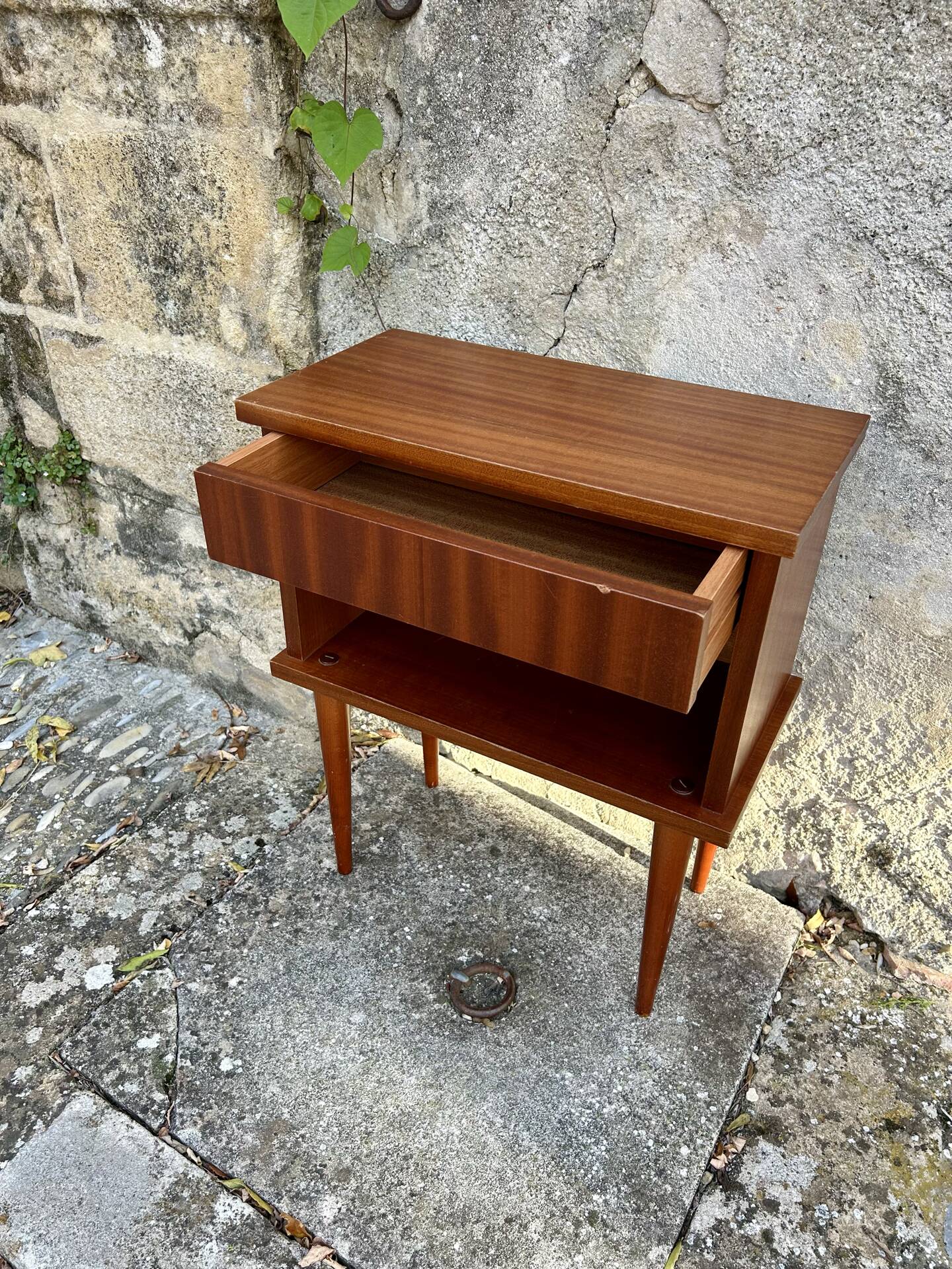 Melamine bedside table