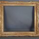 Old frame louis XV style gilded stucco wood 62.5x55 foliage 50.9x43.5 cm SB