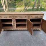 Breton buffet enfilade Art Deco 215cm 19th century