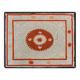 Hand knotted rug, vintage Turkish rug 130x159 cm