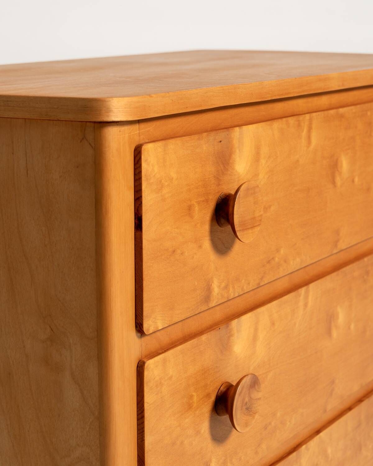 Swedish Birch Chest of Drawers, 1940s/50s