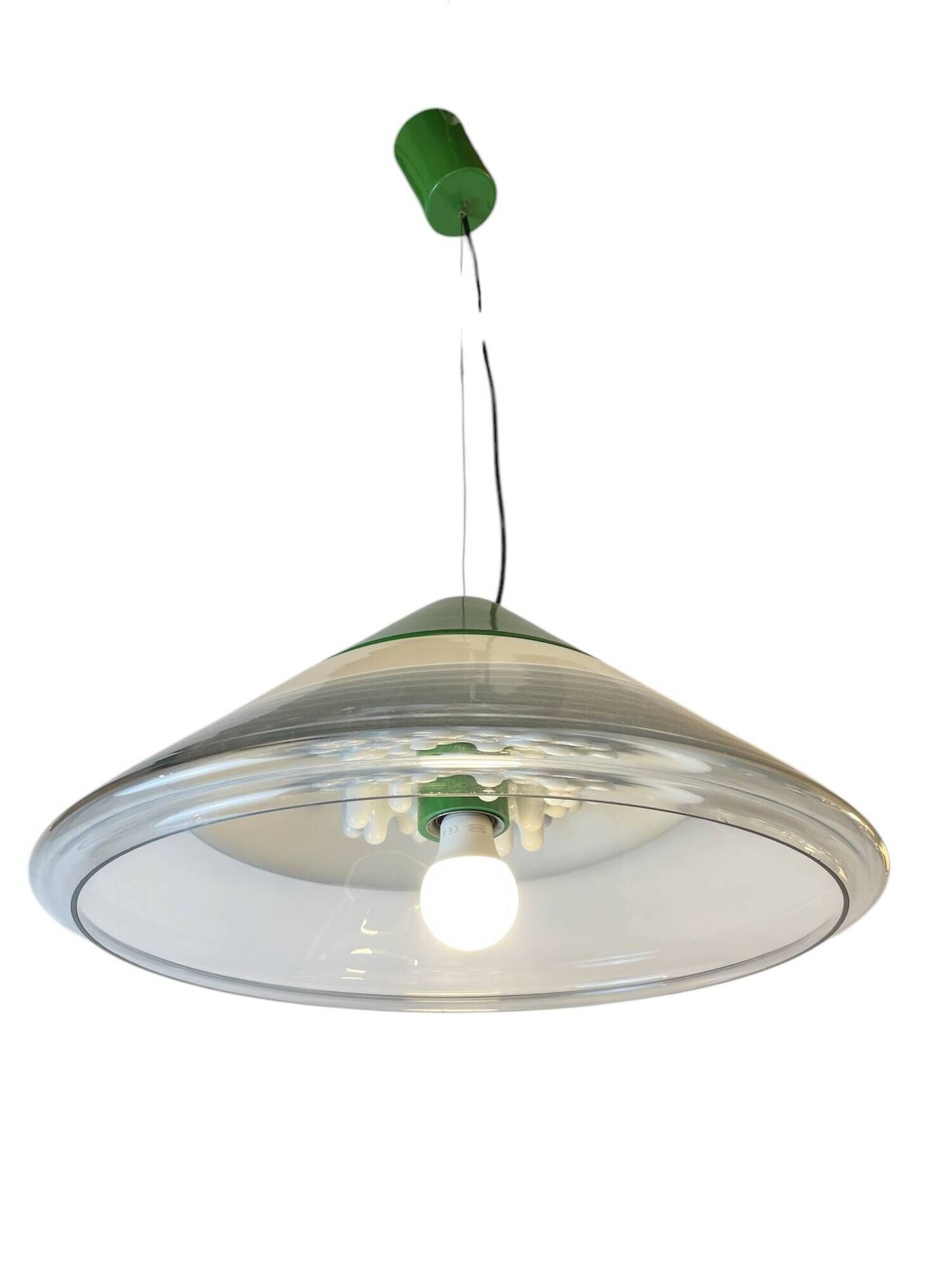 Murano Glass Suspension att. To Toni Zuccheri for VeArt, 1970s~80s