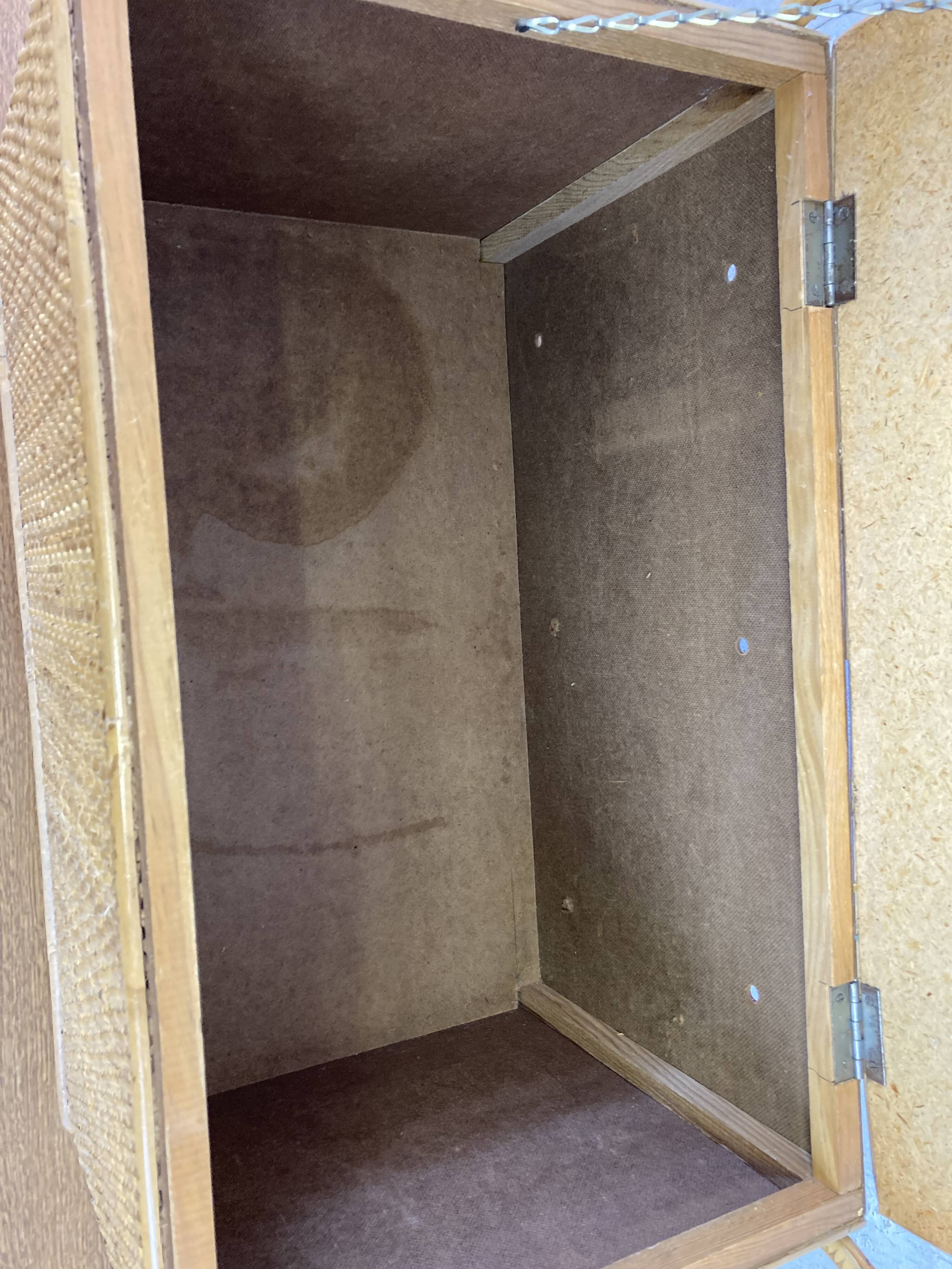 Vintage rattan chest