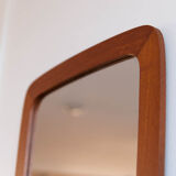 Rounded Scandinavian mirror 36x79cm