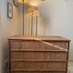 Dal Vera chest of drawers in woven rattan and bamboo 1970