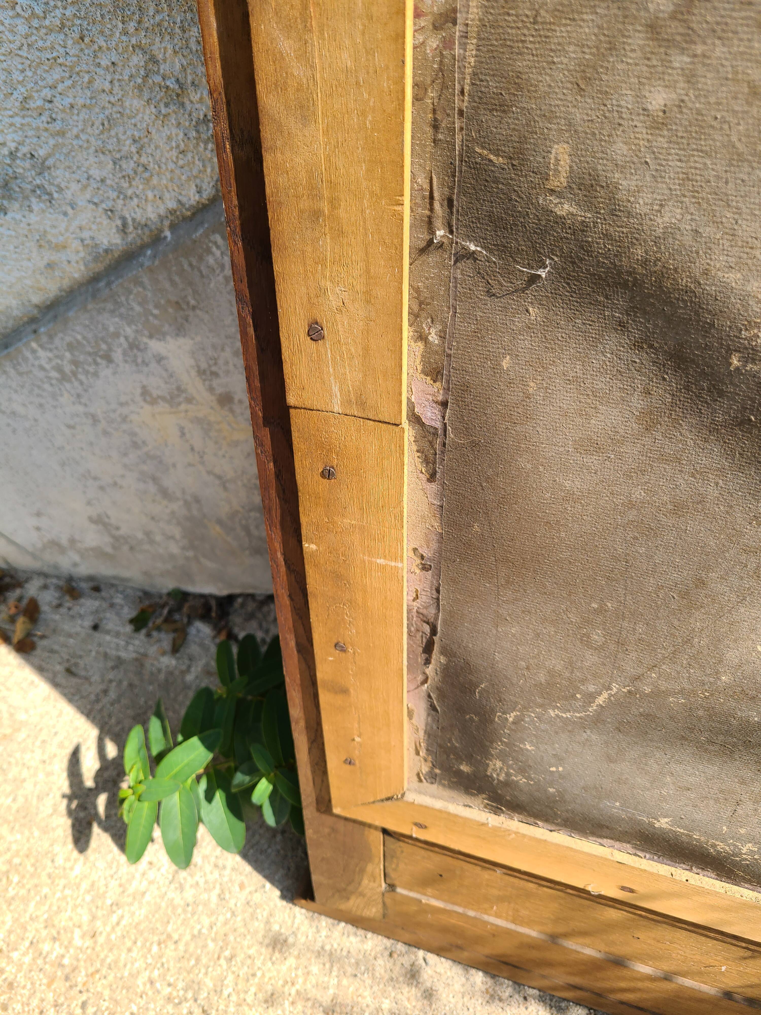 Art deco mirror trumeau old 1930