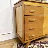 Vintage chest of drawers compass feet