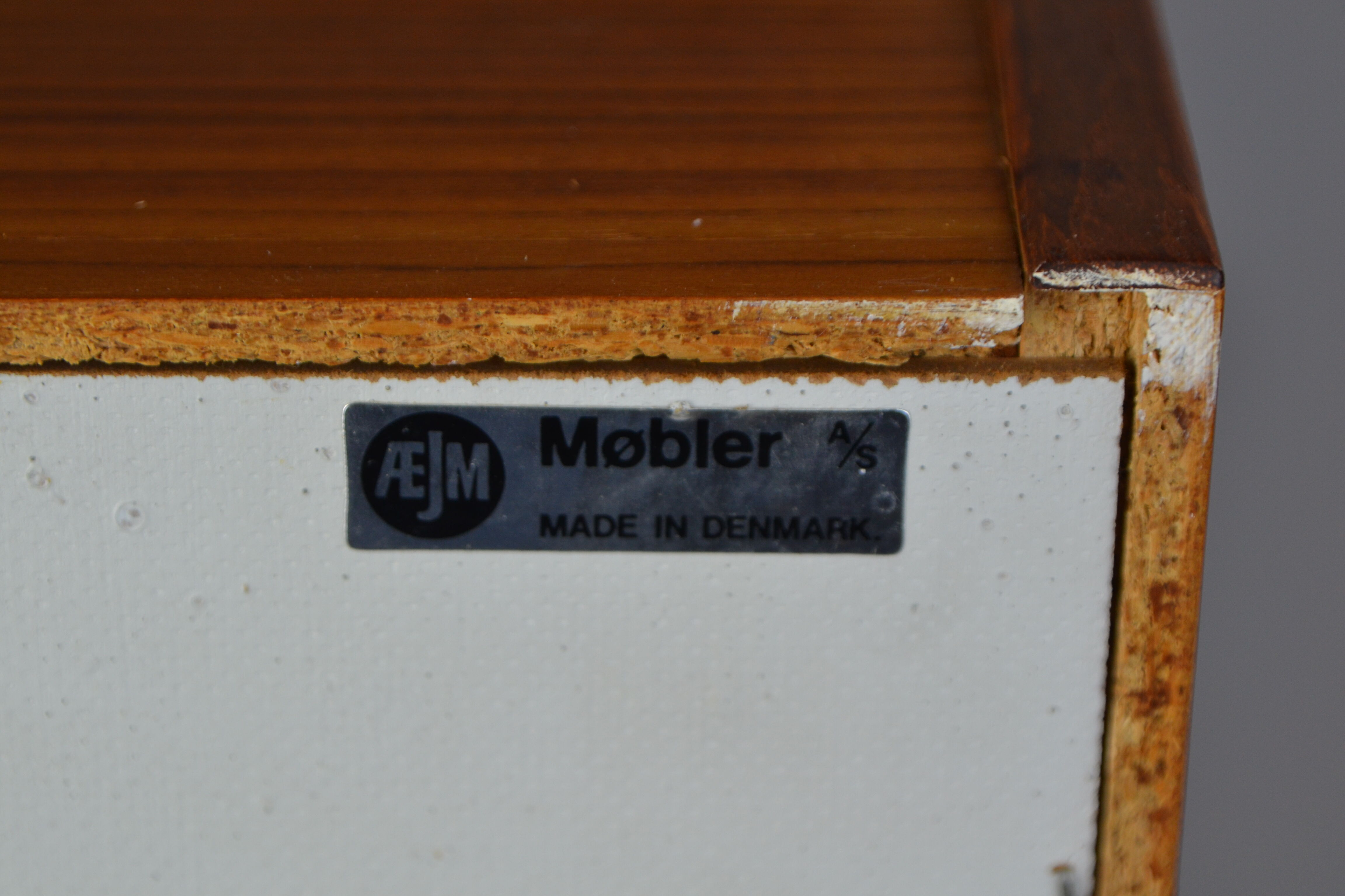 Vintage Danish changing table AEJM Möbler
