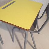 Vintage school desk and chair