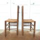 Set of four mulched vintage chairs