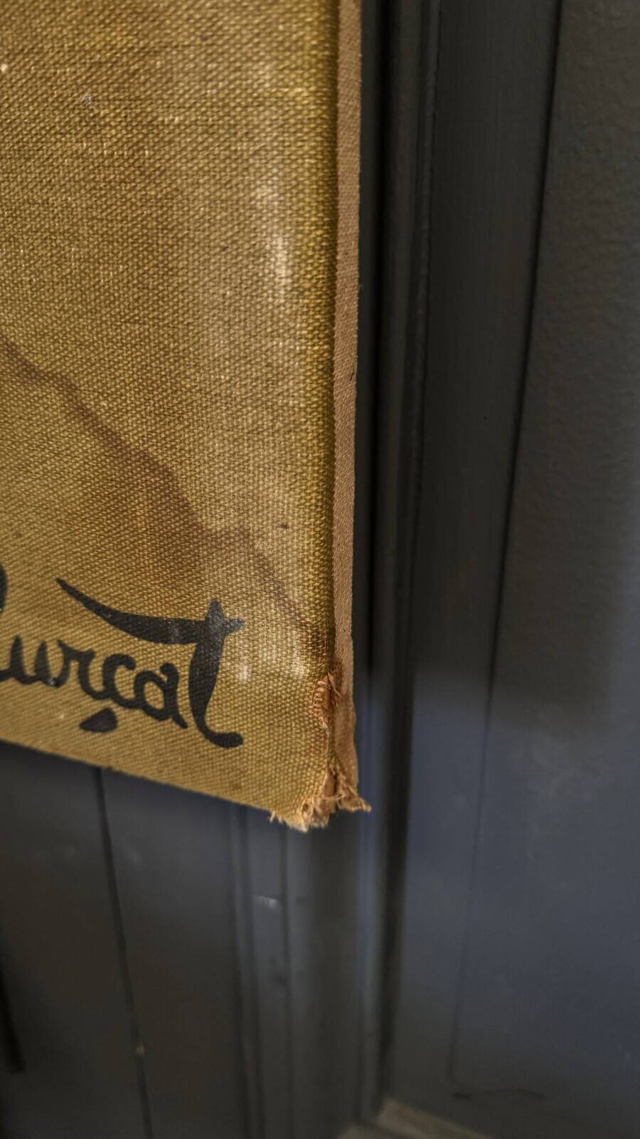 Panneau de tapisserie sur coton par Lurçat, 1960