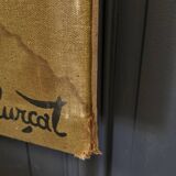 Panneau de tapisserie sur coton par Lurçat, 1960