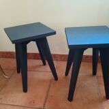 Pair of bedside black vintage