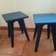 Paire de chevets vintage noirs