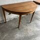 Paire de consoles demi-lune, XIXe siècle