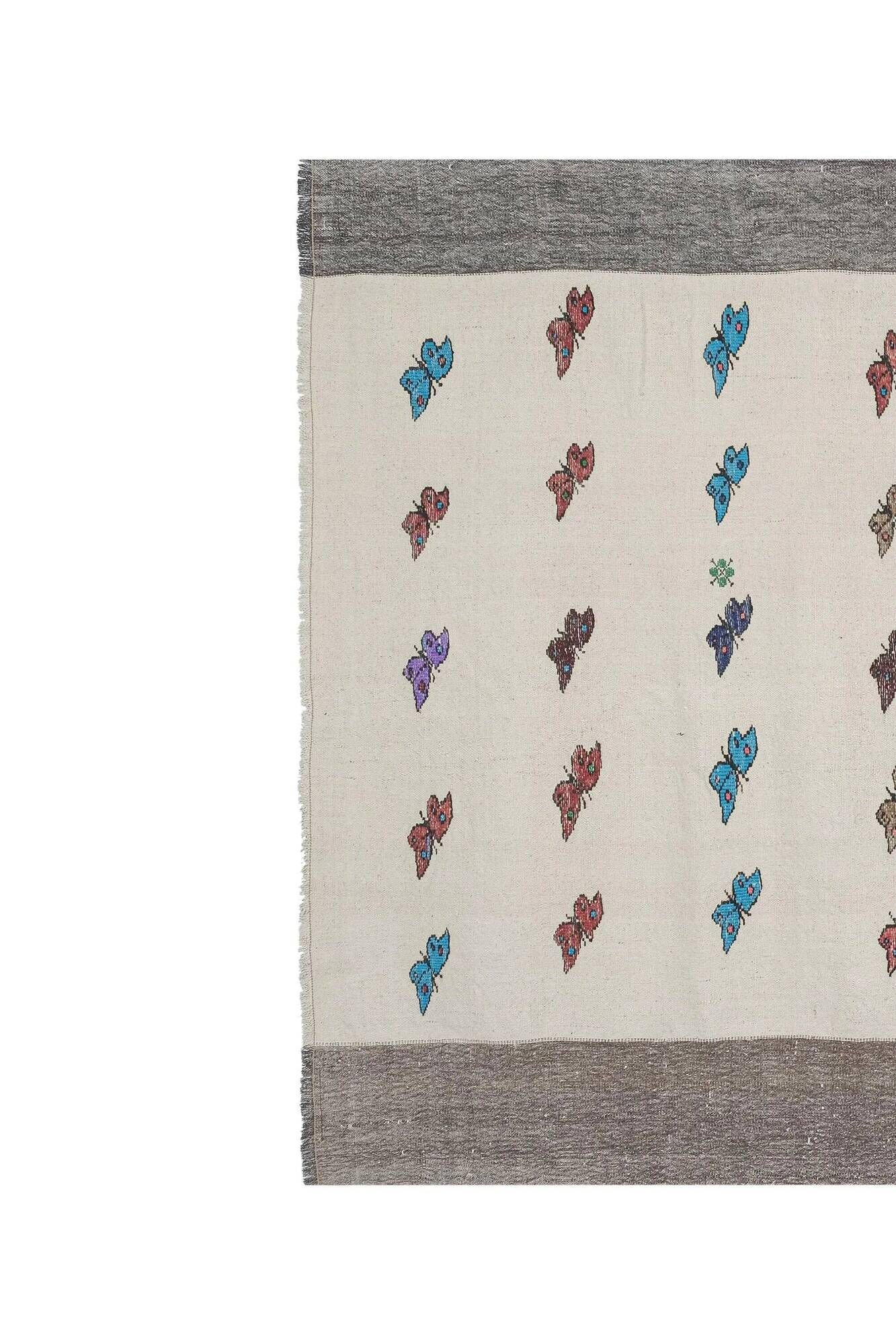 Vintage Turkish kilim handwoven 176x260 cm